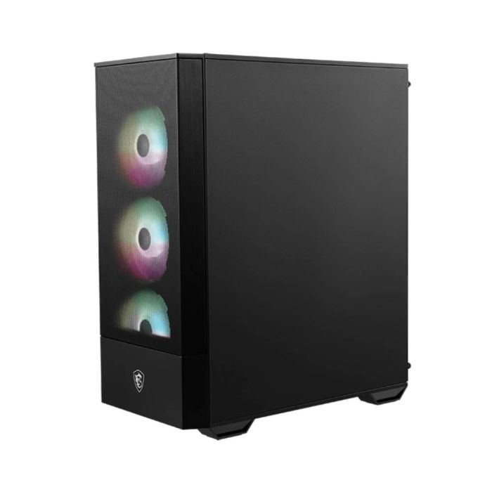 Gabinete Gamer MSI Mag Forge 115R Mid Tower Vidro Temperado C/ 4 Fans ARGB - Preto
